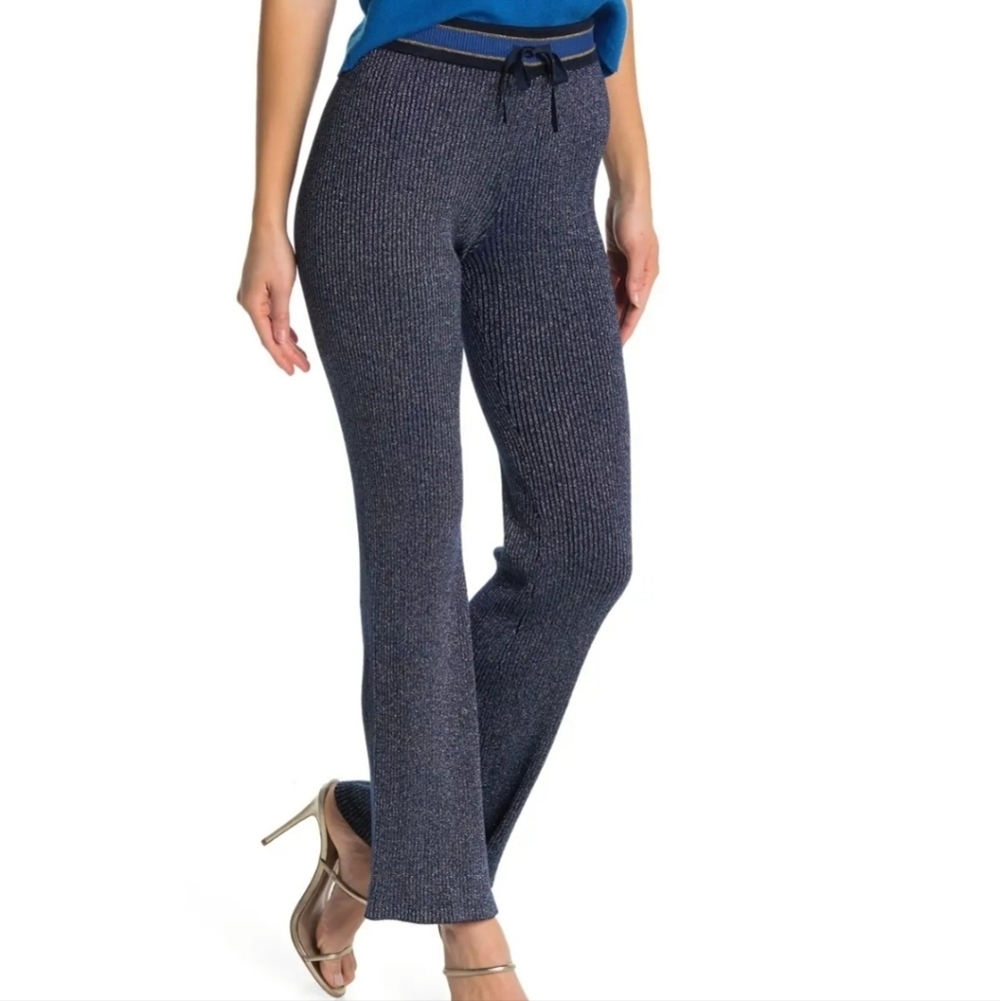NWOT SCOTCH & SODA MAISON SCOTCH lurex flare knit pants